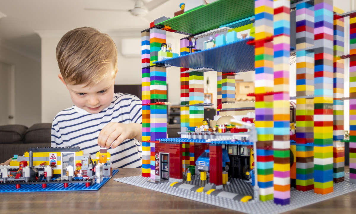 Build a Modular LEGO® High Rise Storage System · STEM Mayhem